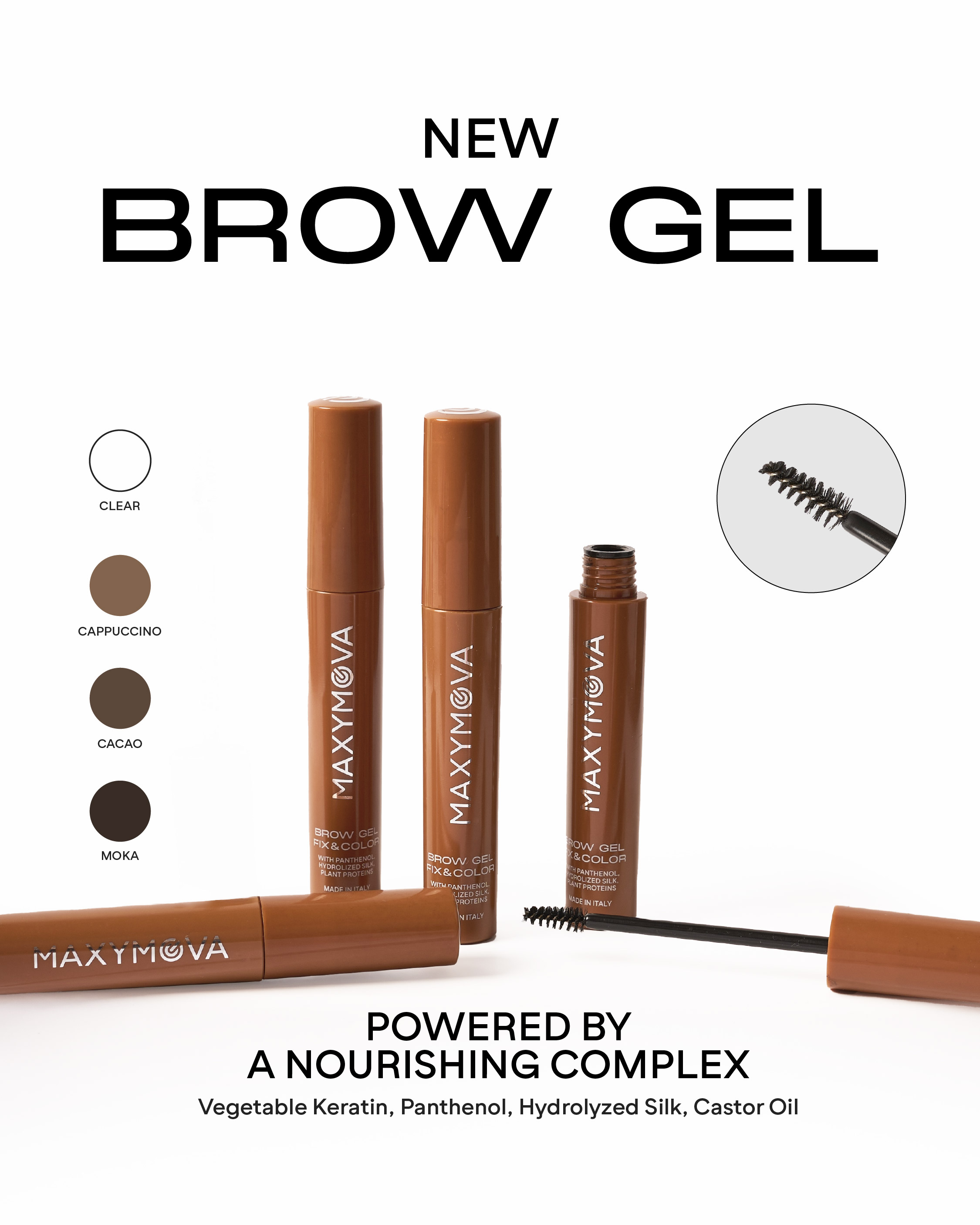 MAXYMOVA впечатли публиката на Cosmoprof 2025 с иновации в грижата за веждите 4 brow gel post 02